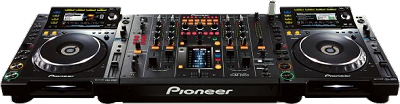 Pioneer DJM-2000 + 2x CDJ-2000 Setup